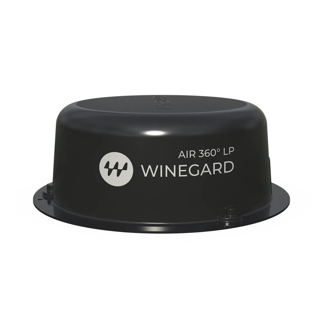A3-LPB1 – WINEGARD Broadcast TV Antenna, Permanent Roof Mount Omni-Directional Receives VHF/ UHF Television Signals A...